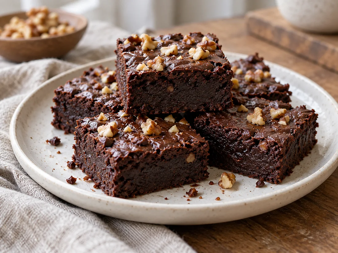 Illustrative photo of Flourless Black Bean Brownies